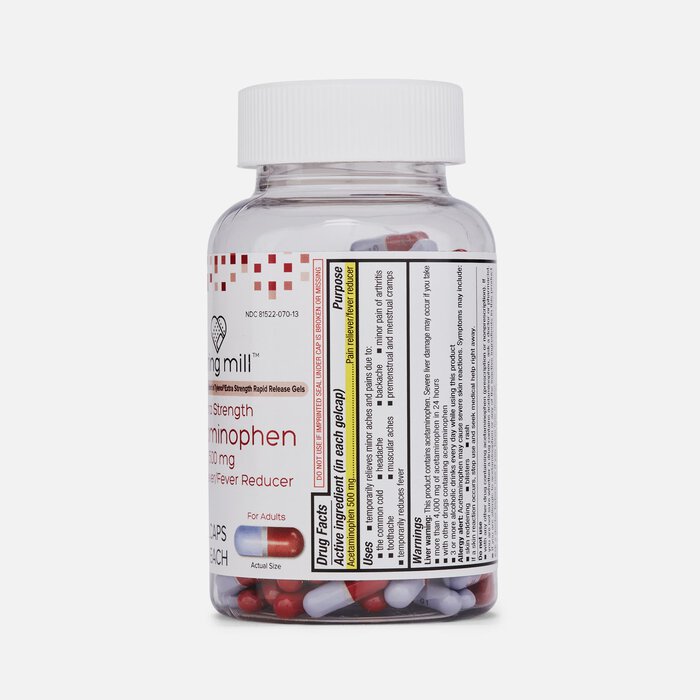 Caring Mill™ Extra Strength Acetaminophen Rapid Release Gels, 225 ct., , large