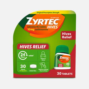Zyrtec Hives Itch Relief 10 MG Tablets, 30 ct.