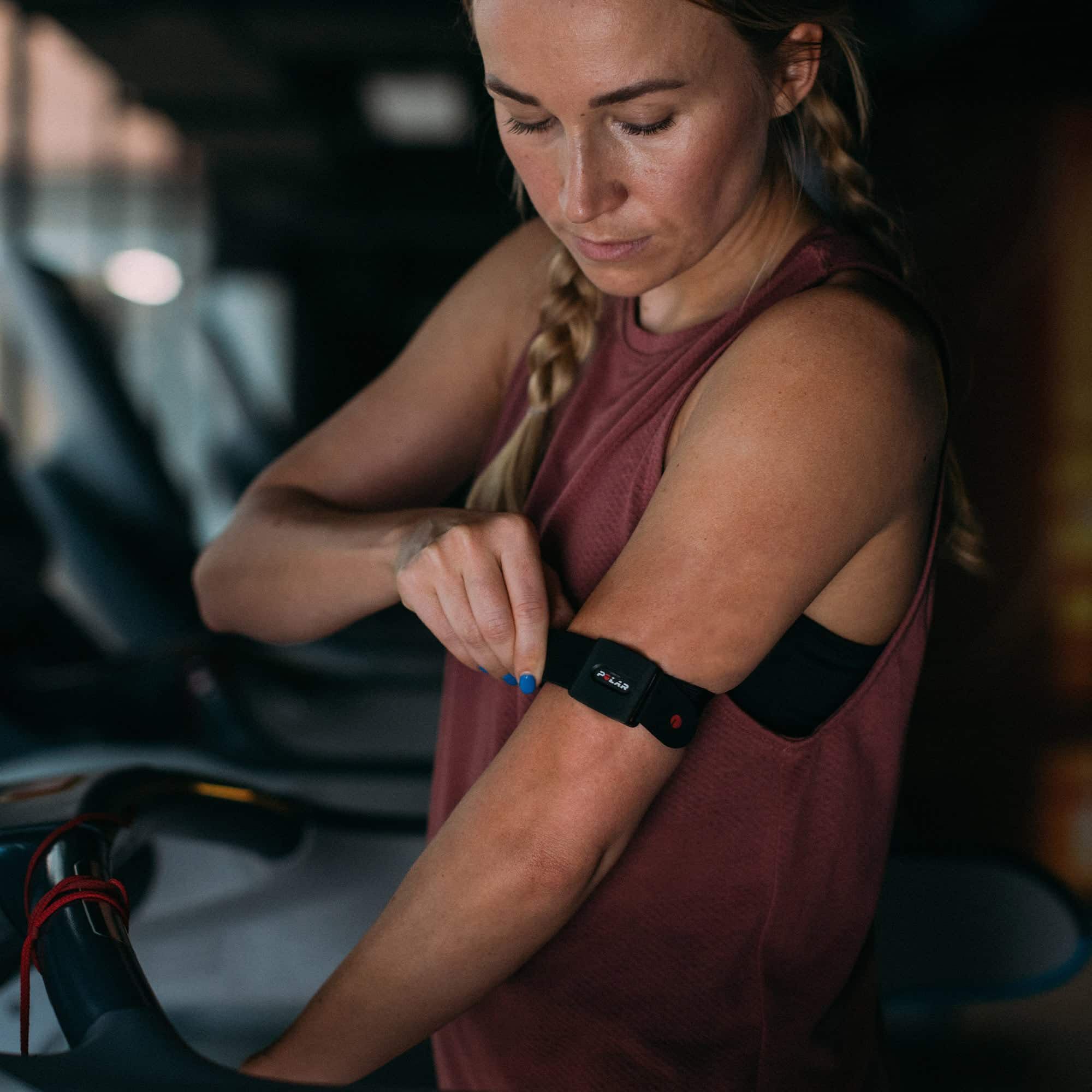 POLAR® Verity Sense Optical Heart Rate Sensor and Armband, Black, S–L, , large