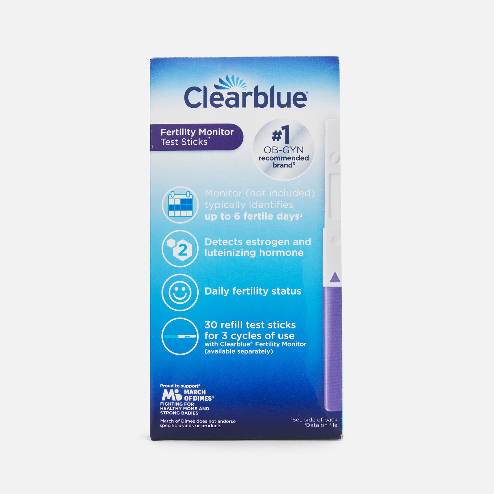 Clearblue Fertility Monitor Test Strips, 30 ct., , large