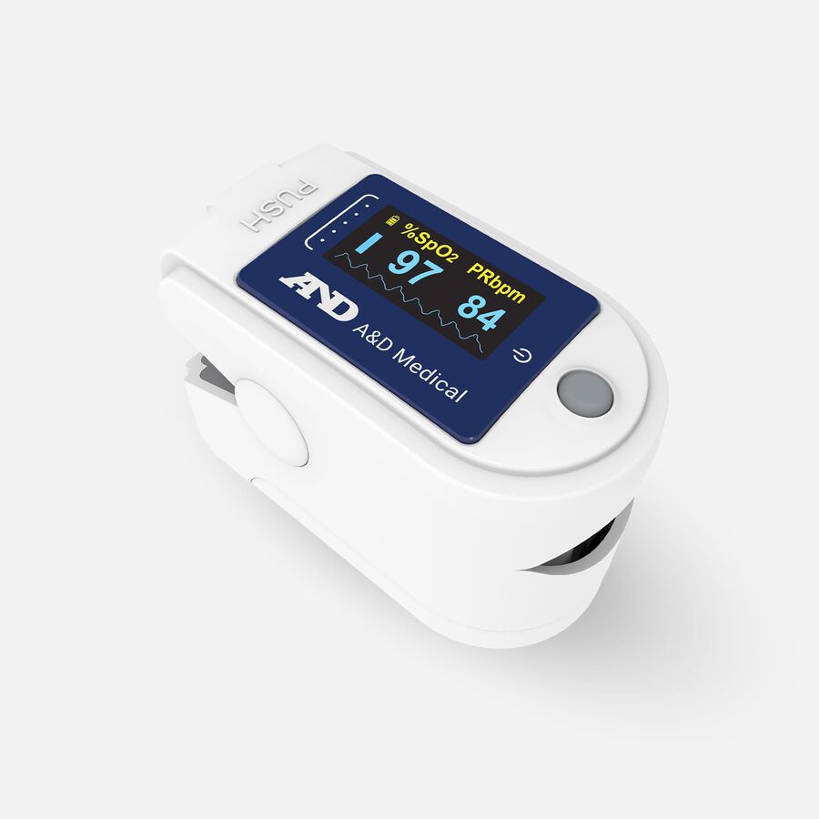 A&D Medical Essential Wireless Fingertip Pulse Oximeter, , large image number 0