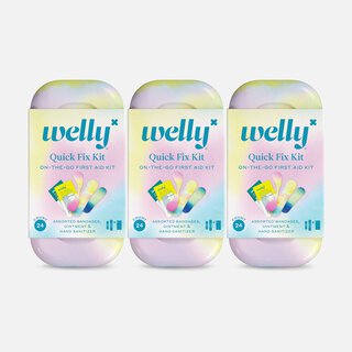 Welly Colorwash Quick Fix Kit First Aid Travel Kit - 24 ct. (3-Pack)