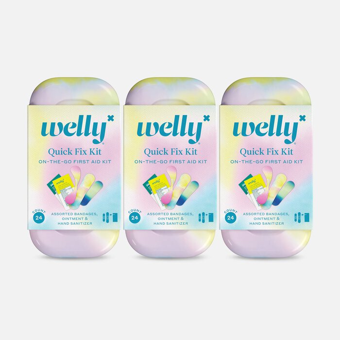 Welly Colorwash Quick Fix Kit First Aid Travel Kit - 24 ct. (3-Pack), , large