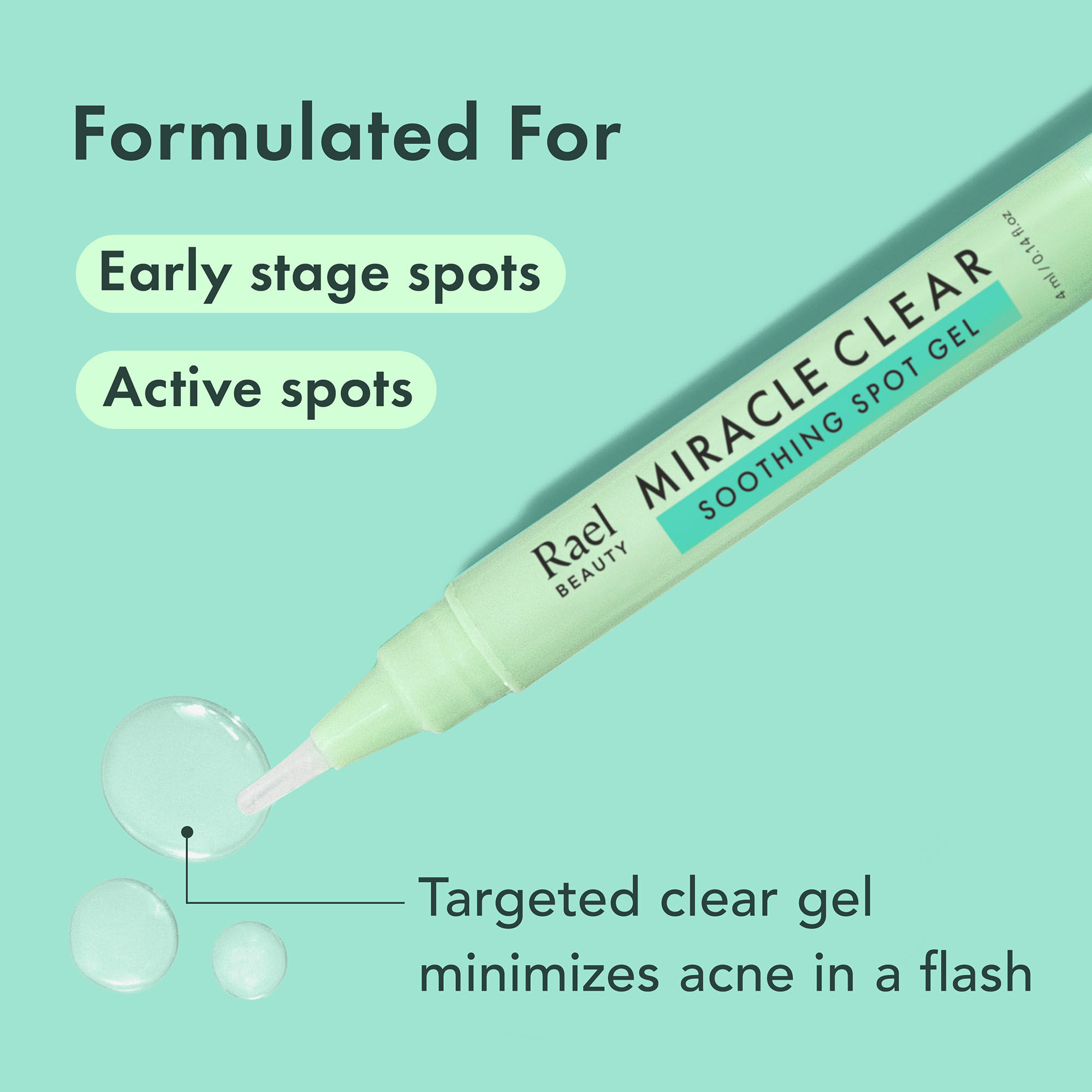 Rael Miracle Clear Soothing Spot Gel, 0.14 fl oz., , large