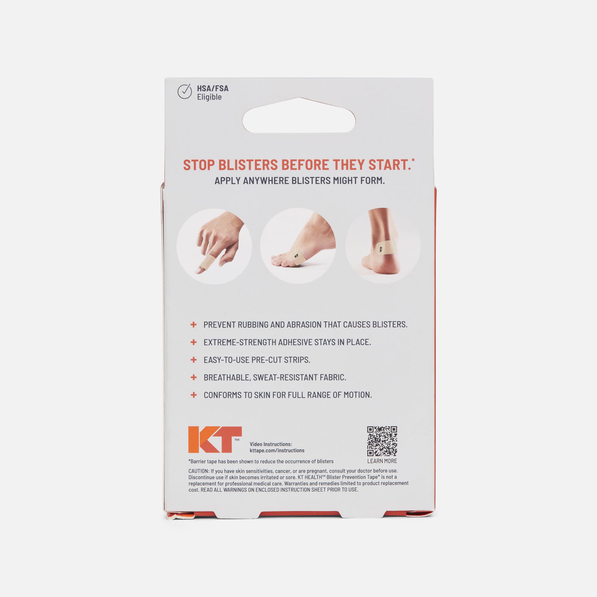KT Tape Blister Prevention Tape, Beige, Wide, 30 ct., , large
