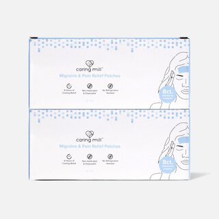 Caring Mill™ Migraine & Pain Relief Patches, 8 ct. (2-Pack)