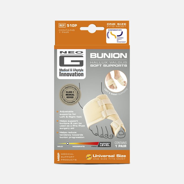 Neo-G Bunion Hallux Valgus Soft Support, One Size, 2 ct., , large
