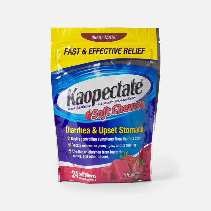 Kaopectate Soft Chews, 262mg, Strawberry, , large