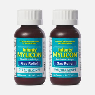 Mylicon Infant Gas Relief Drops, Dye Free, 1.0 fl oz. (2-Pack)