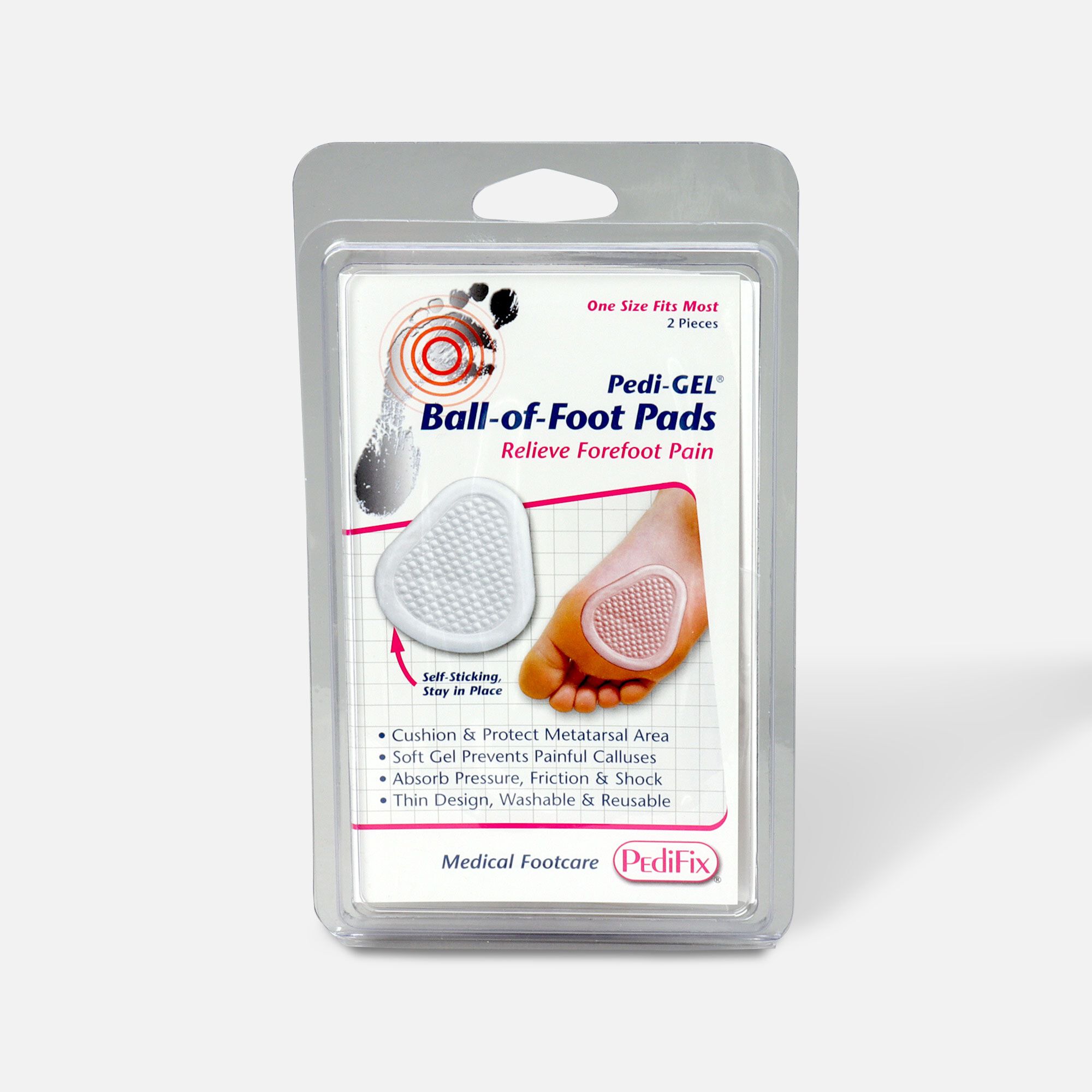 Pedifix Pedi-GEL Ball-of-Foot Pads, , large