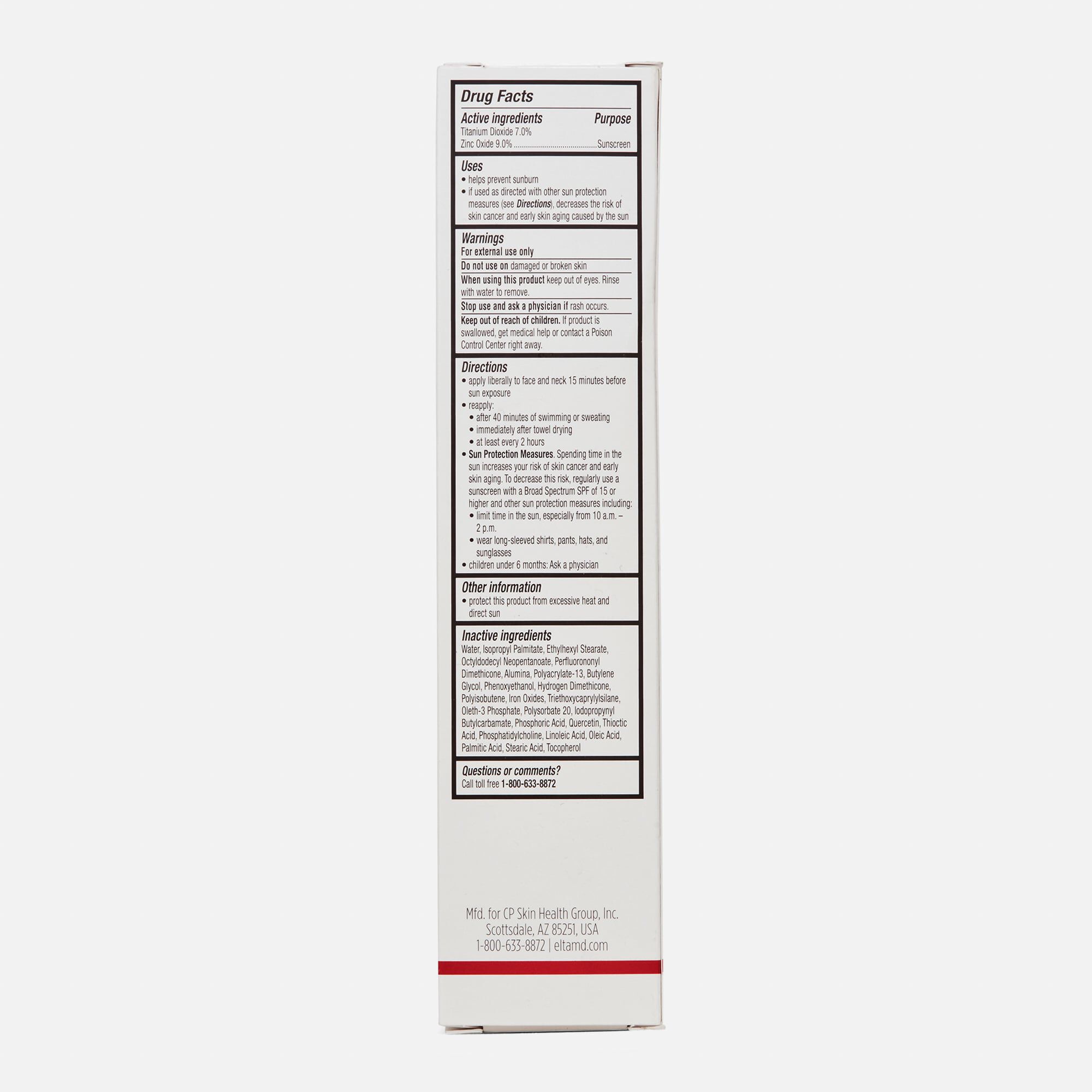 EltaMD UV Physical Broad-Spectrum Tinted Mineral Face Sunscreen, SPF 41, 3 oz., , large