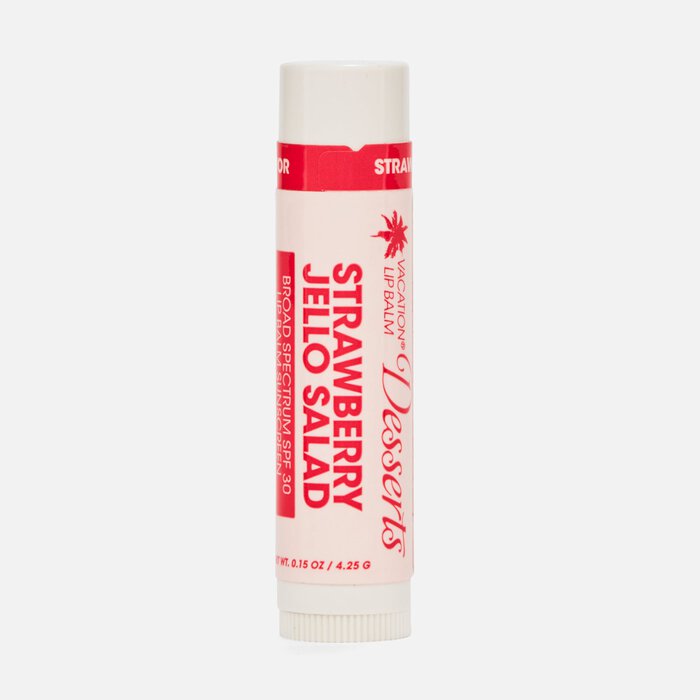 Vacation Strawberry Jello Salad Lip Balm Sunscreen, SPF 30, 0.15 oz., , large