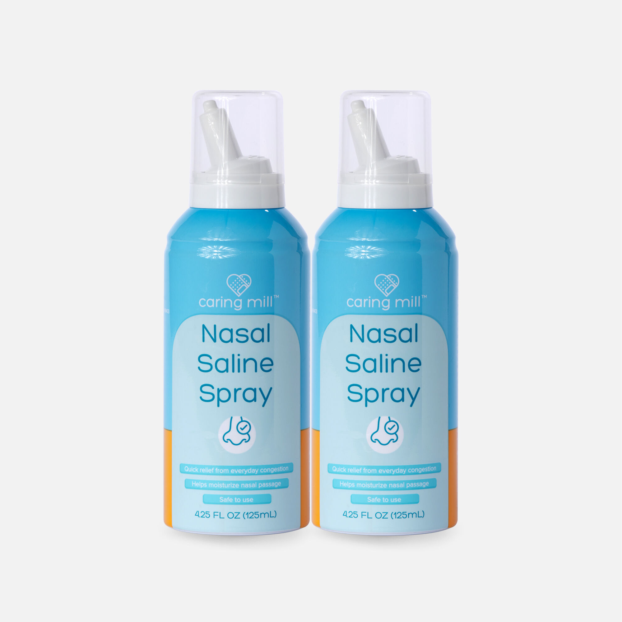 Caring Mill™ Nasal Saline Spray, 4.5 oz. (2-Pack), , large