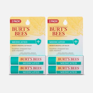 Burt’s Bees Medicated Lip Balm, 2-Pack, 0.15 oz. (2-Pack)