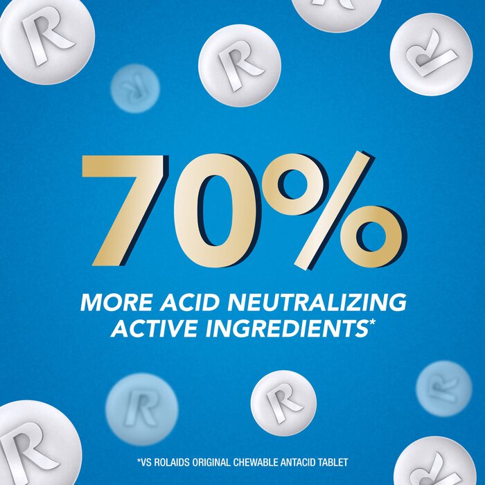 Rolaids® Max Strength 1500mg Antacid Chewable Tablets, Mint, 50 ct., , large