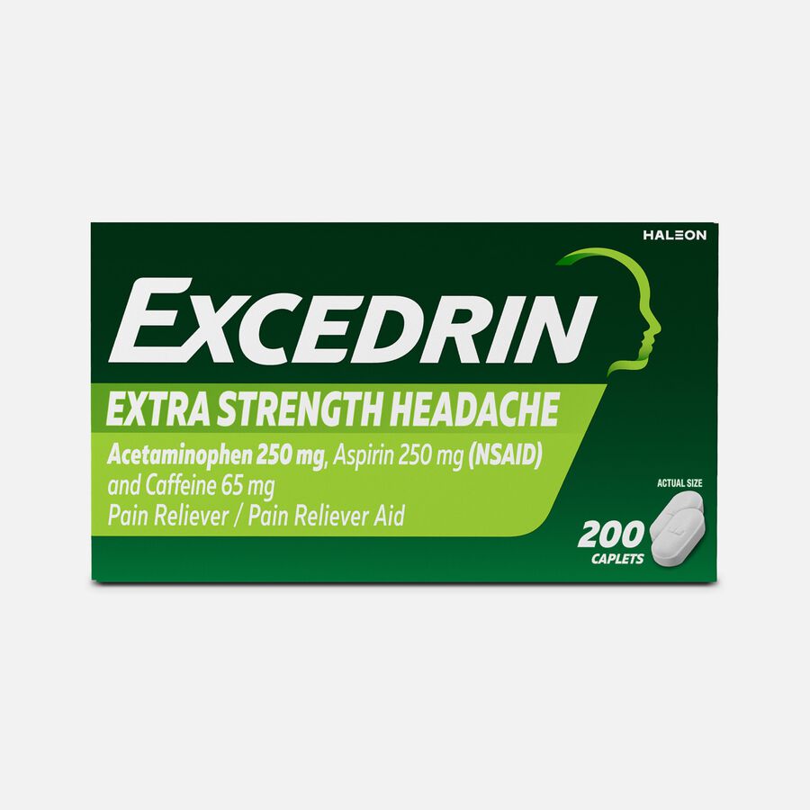 Excedrin Extra Strength Caplets, 200 ct., , large image number 0