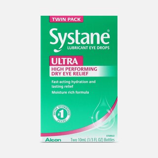 Systane Ultra Lubricating Eye Drops, 10 mL, Twin Pack