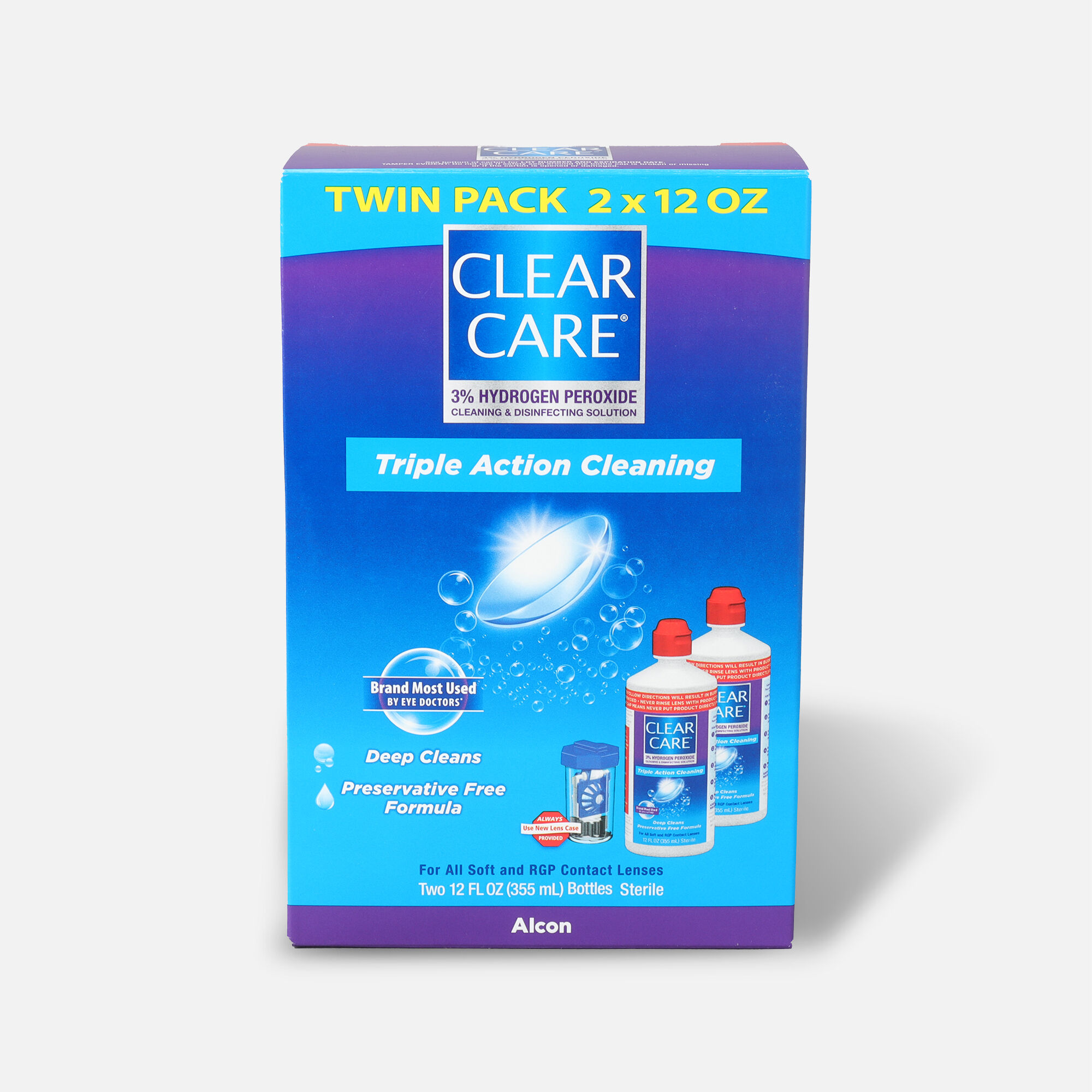 Clear Care Cleaning and Disinfecting Solution, , large
