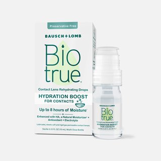 Bausch + Lomb Biotrue Hydration Boost Contact Lens Drops, 0.33 fl oz.