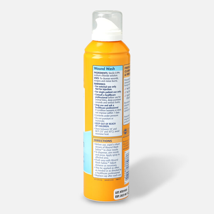 Simply Saline Wound Wash Sterile Solution Spray, 7.1 fl oz., , large