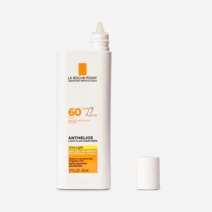La Roche-Posay Anthelios Ultra Light Fluid Face Sunscreen, Broad Spectrum, SPF 60, 1.75 oz., , large