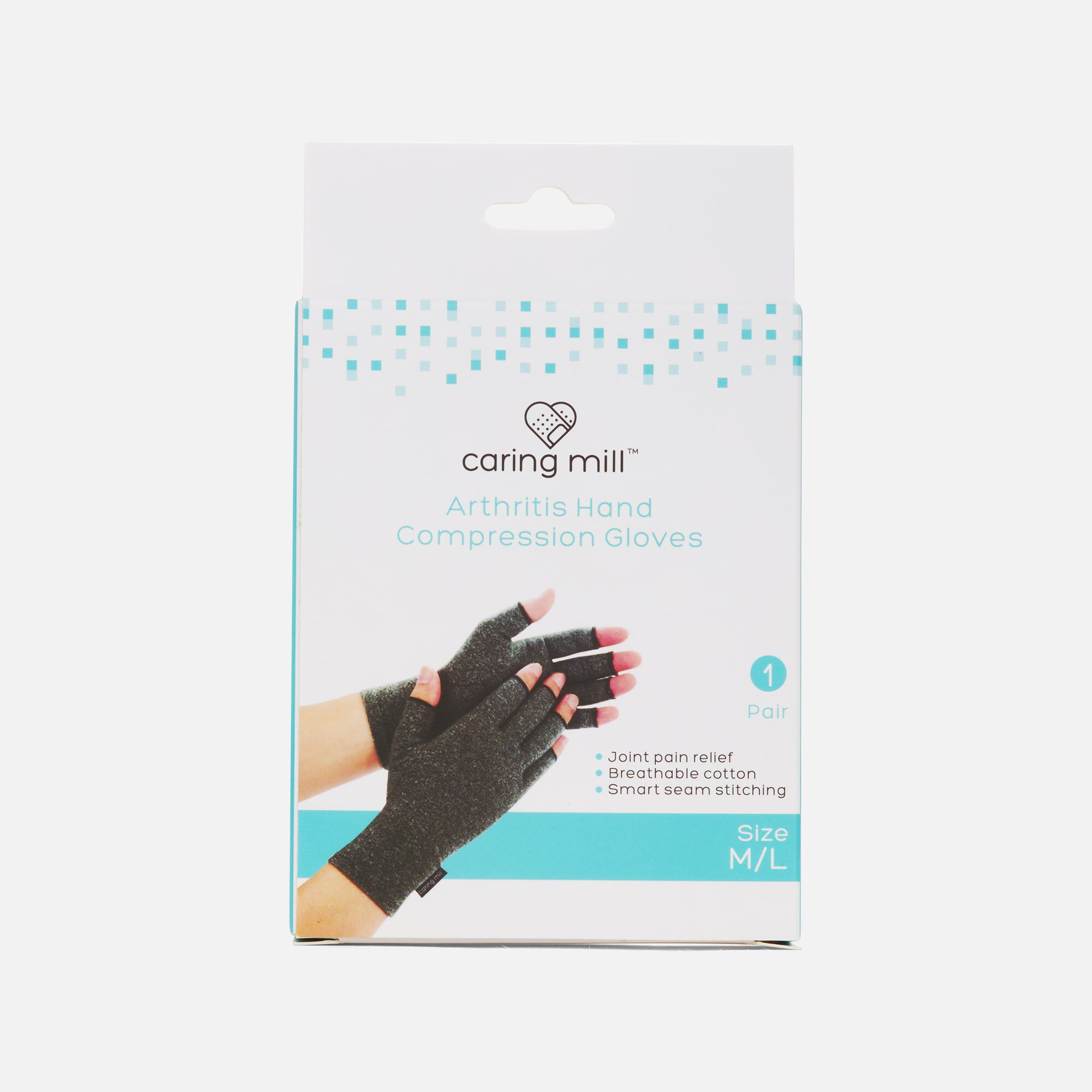 Caring Mill™ Arthritis Hand Compression Gloves, , large