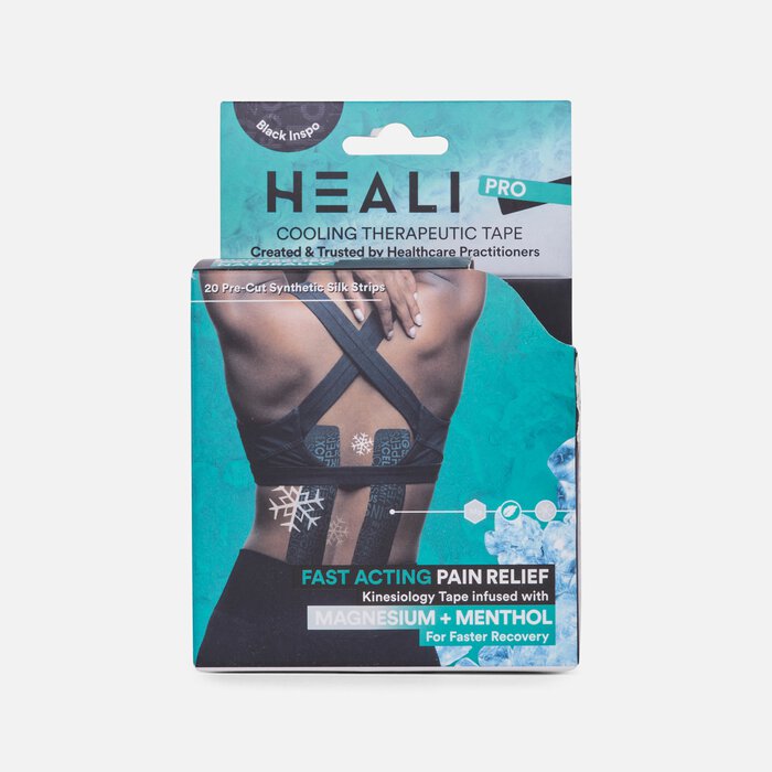 Heali Magnesium and Menthol Infused Kinesiology Tape, Inspirational Words, large
