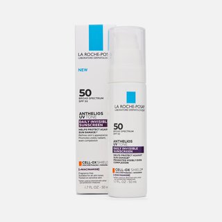 La Roche-Posay Anthelios UV Tone Daily Invisible Sunscreen, SPF 50, 1.7 fl oz.