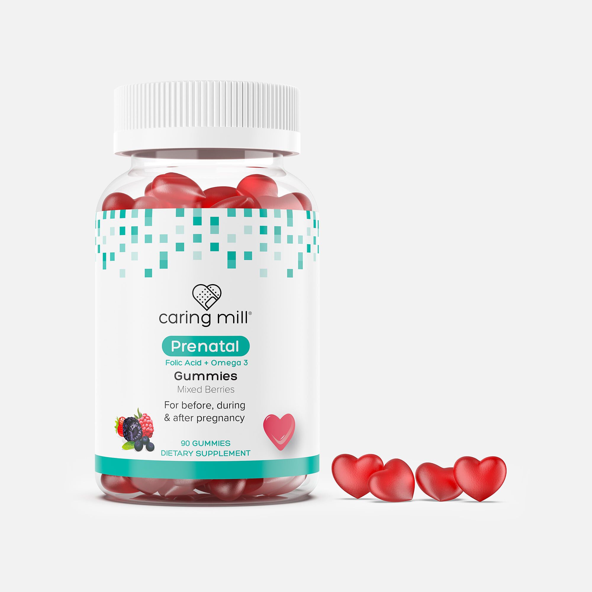 Caring Mill™ Prenatal Gummy Vitamins, 90 ct. (2-Pack), , large