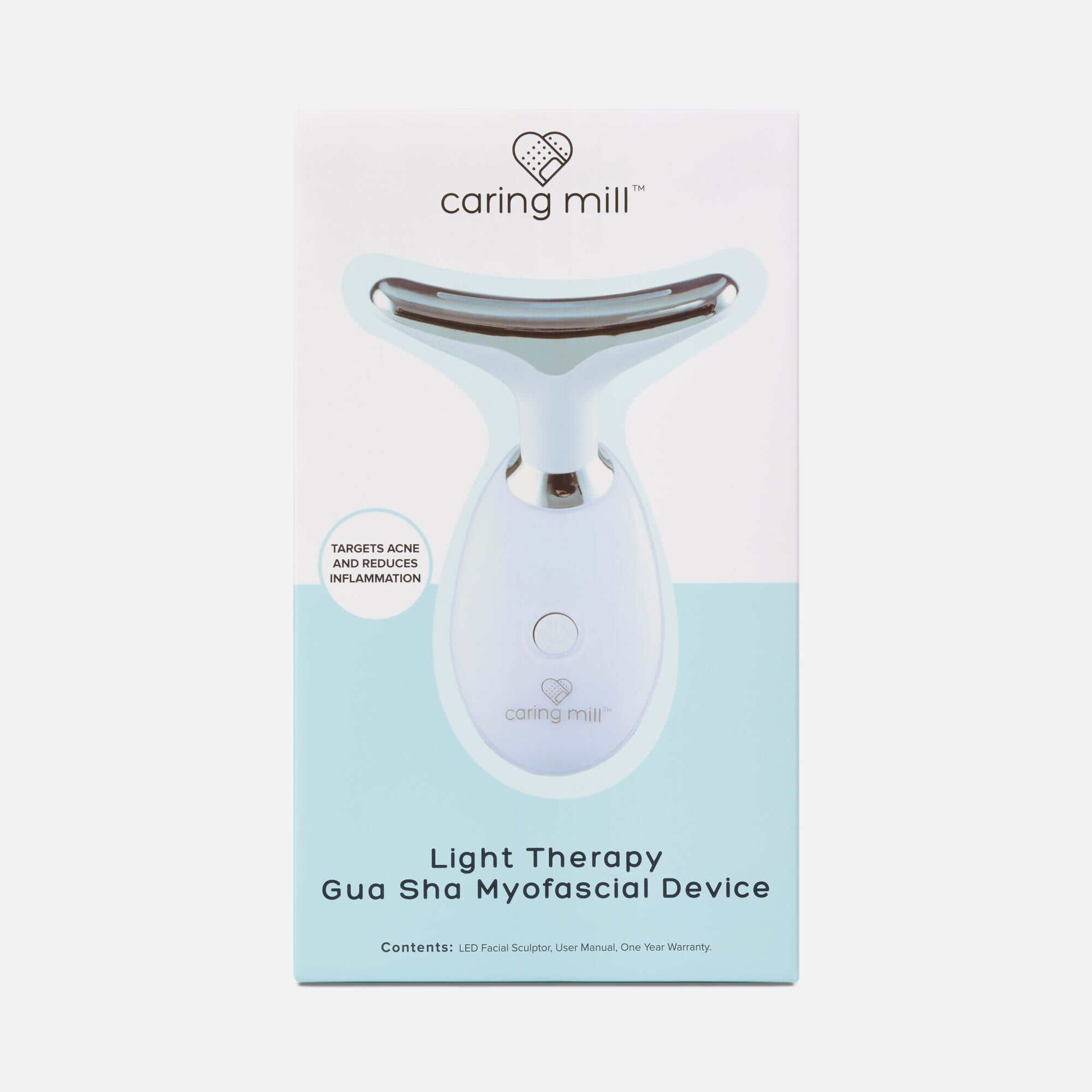 Caring Mill™ Light Therapy Gua Sha Myofascial Device, , large