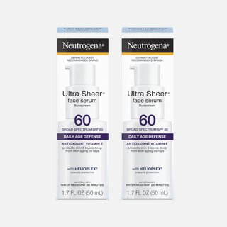 Neutrogena Ultra Sheer Face Serum SPF 60, 1.7 oz. (2-Pack)