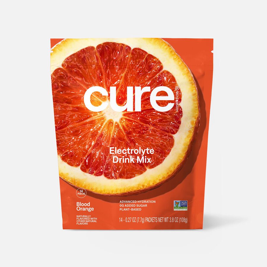 Cure Hydrating Electrolyte Drink Mix Pouches, 14 ct., , large image number 1