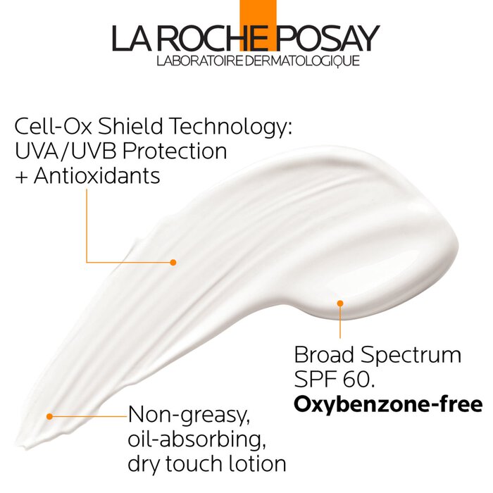 La Roche-Posay Anthelios Clear Skin, Dry Touch Face Sunscreen, Oil Free with SPF 60, 1.7 fl oz., , large