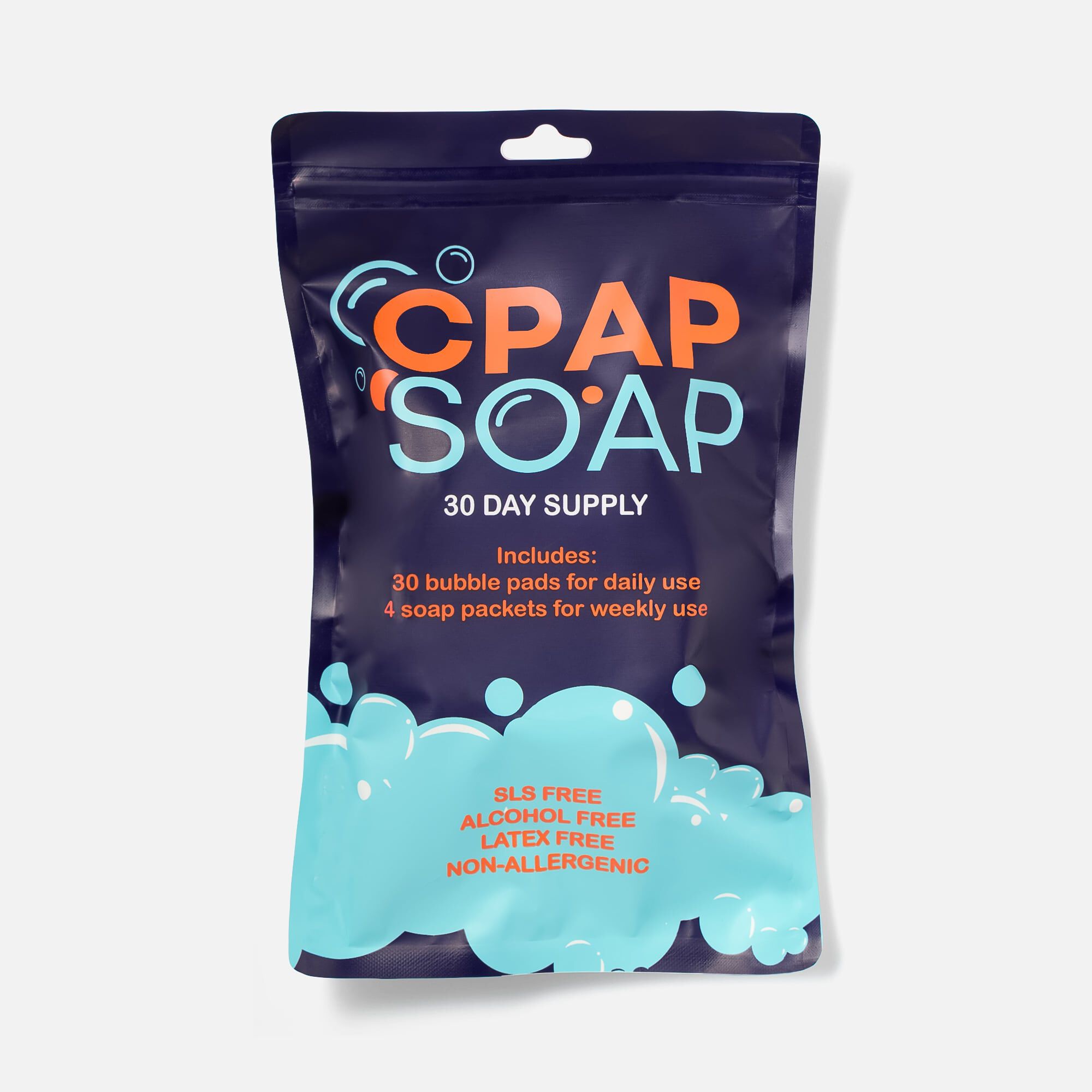 Liviliti CPAP Soap Bubble Pads and Soap Packets Kit, 30-Day Supply, , large