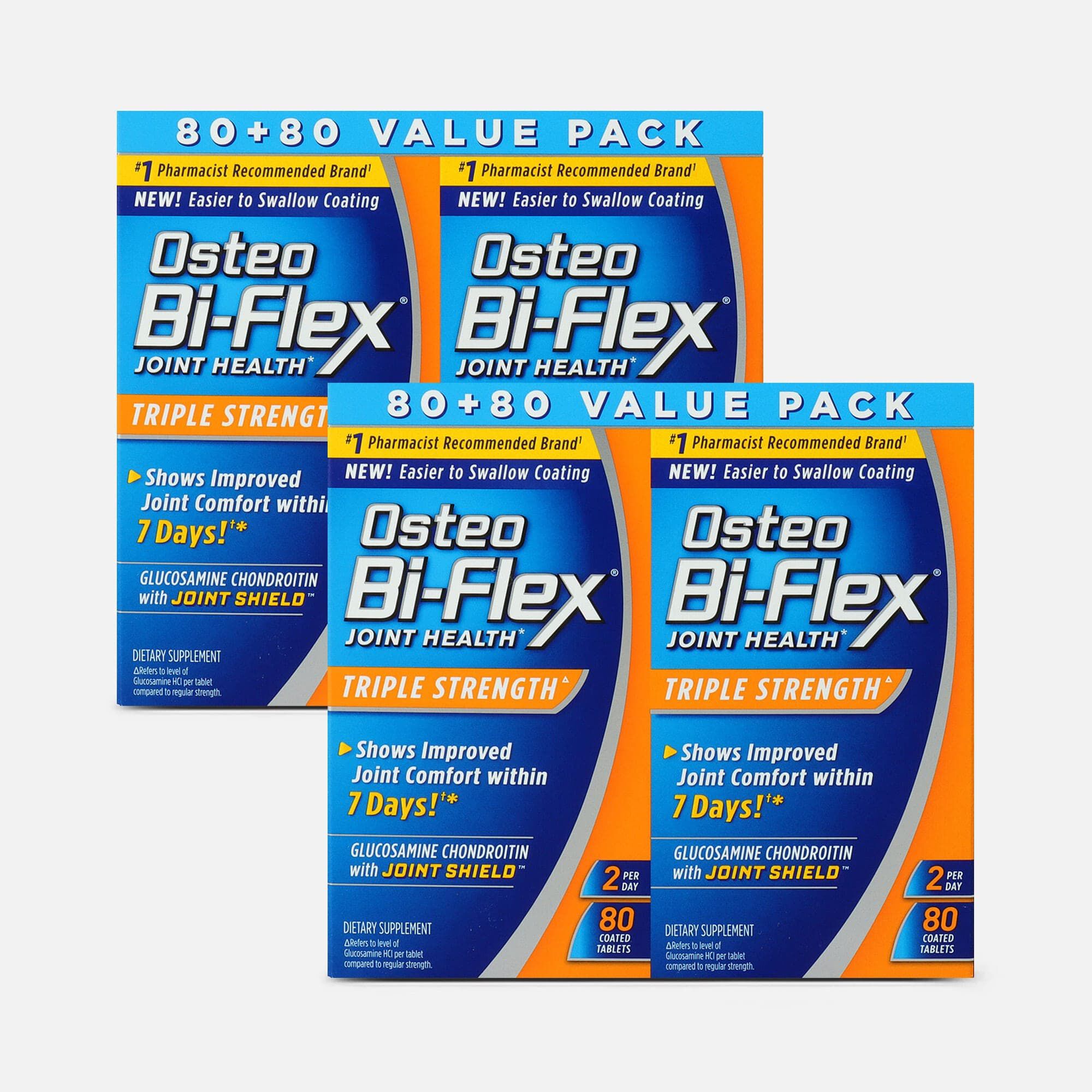 Osteo Bi-Flex Triple Strength Coated Tablets, 160 ct. (2 pack)
