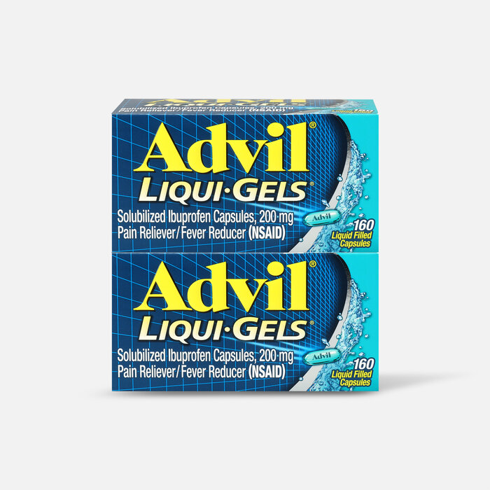 Advil Pain Reliever Fever Reducer Liqui-Gels, 160 ct. (2-Pack), , large