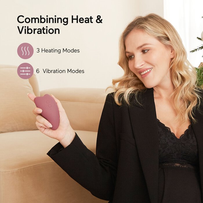 Momcozy Double 2-in-1 Warming Vibration Lactation Massager, , large