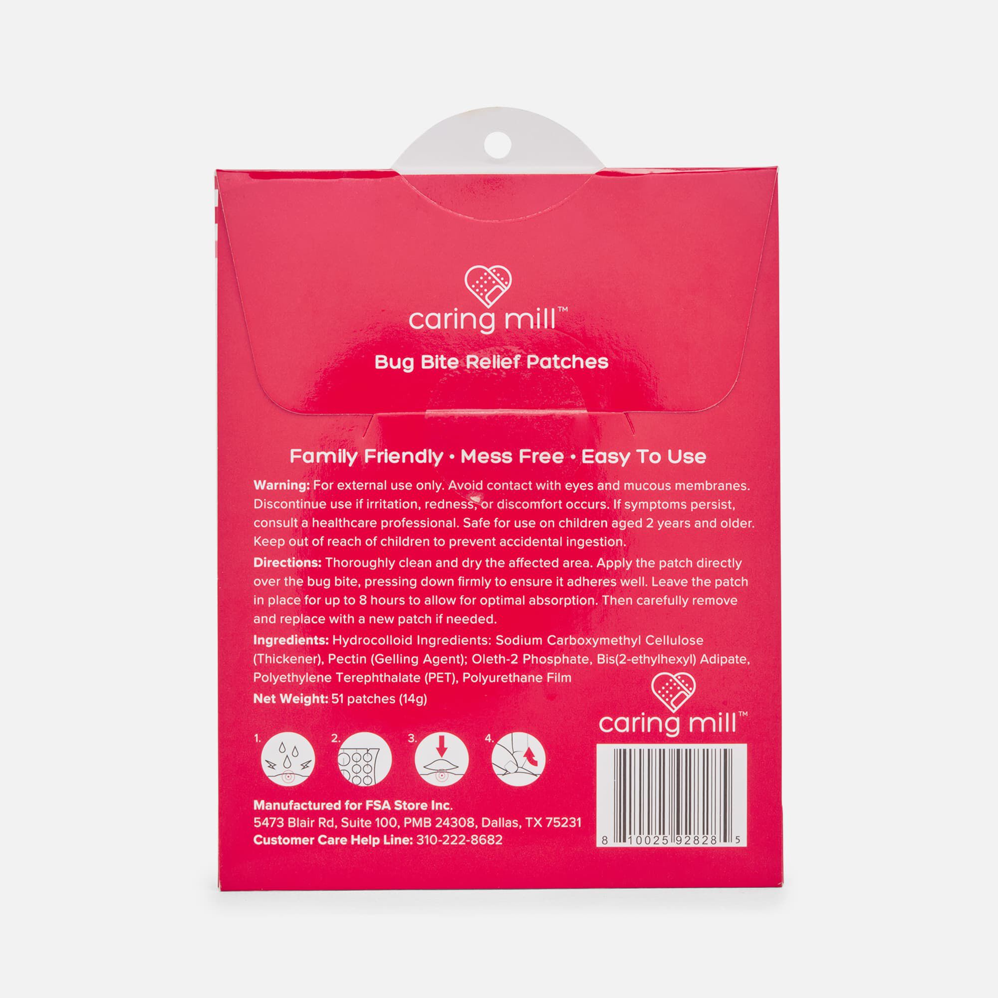 Caring Mill™ Bug Bite Relief Patches, 51 ct., , large
