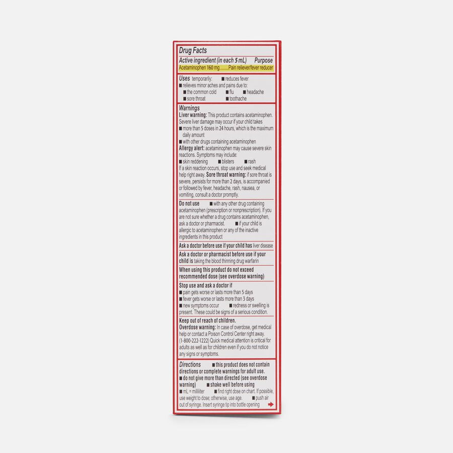 Tylenol Pain Reliever and Fever Reducer, Infant, Simple Measure, Grape, 2 fl oz., , large image number 1