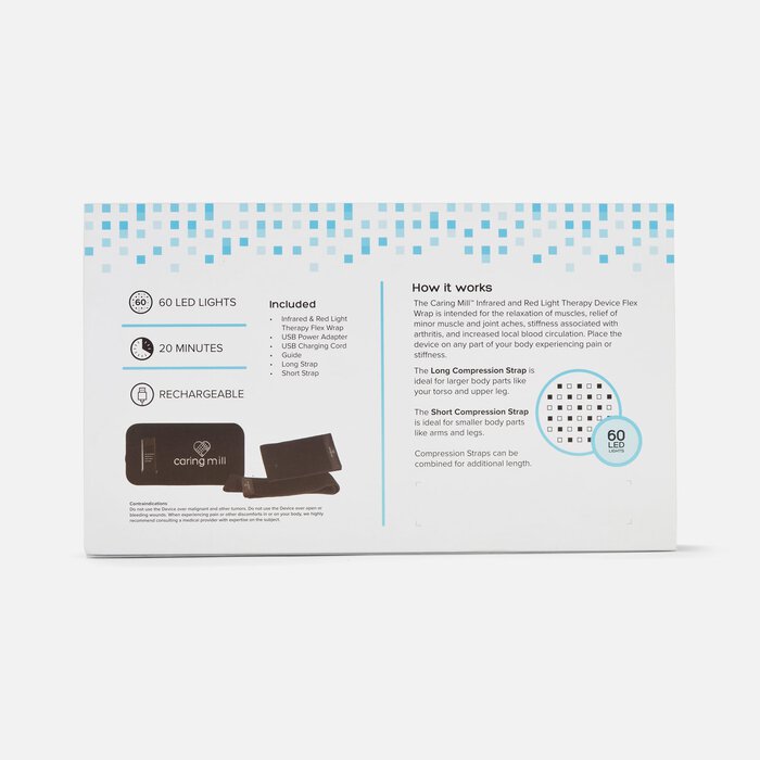 Multipurpose Infrared & Red-light Therapy Flex Wrap – Caring Mill™, , large