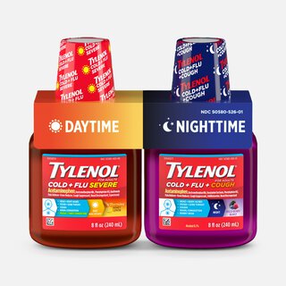 Tylenol® Extra Strength Cold + Flu Multi-Symptom Day & Night Liquid Combo Pack