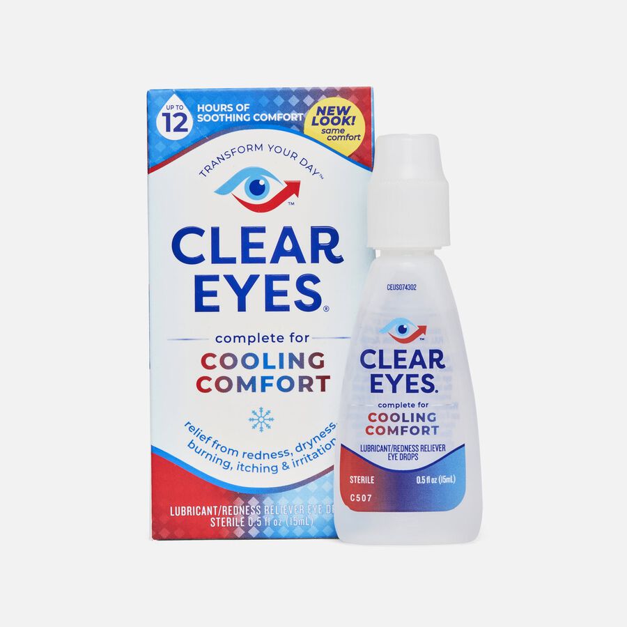 Clear Eyes Cooling Comfort Redness Relief, .5 oz., , large image number 0