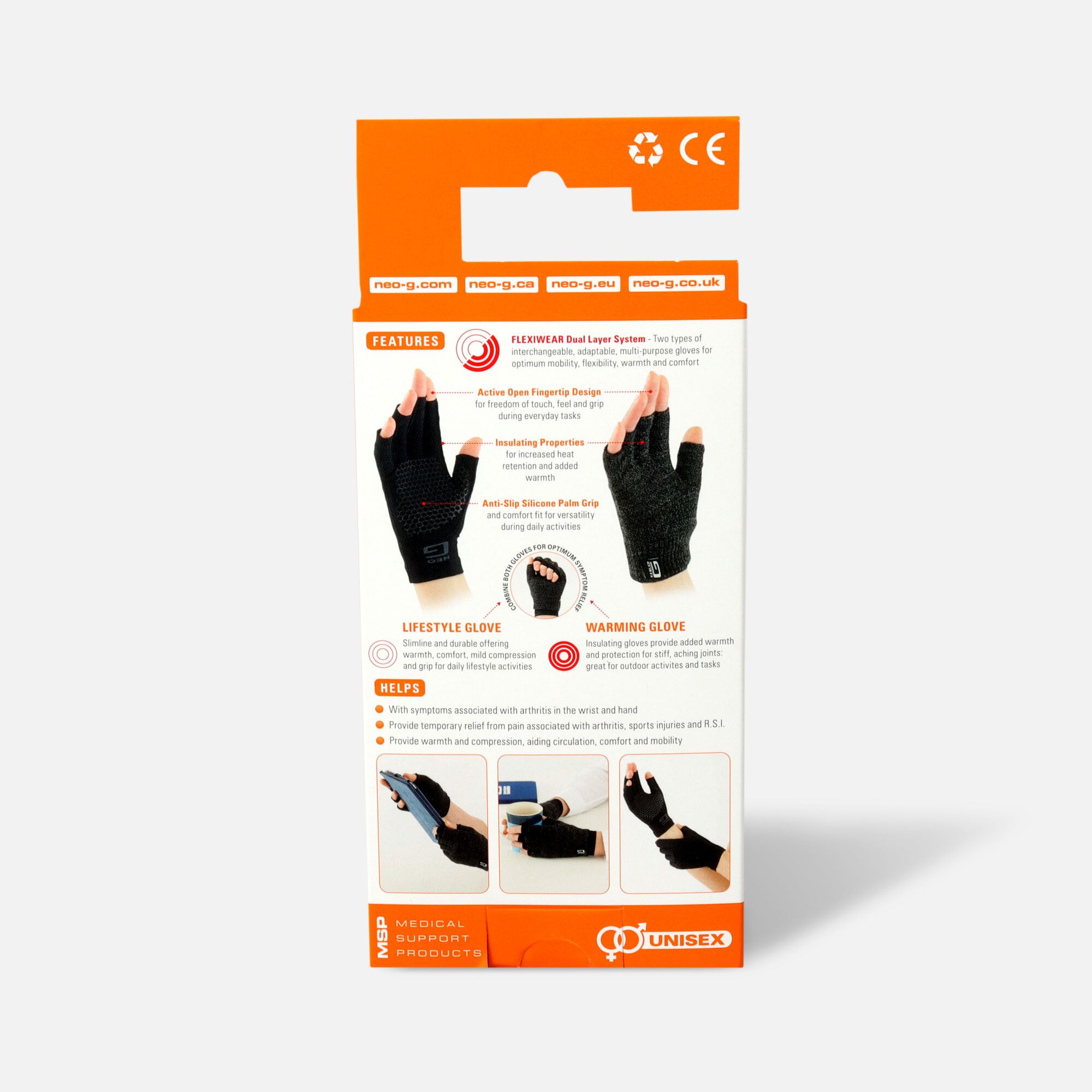 Neo G Comfort Relief Arthritis Gloves, , large