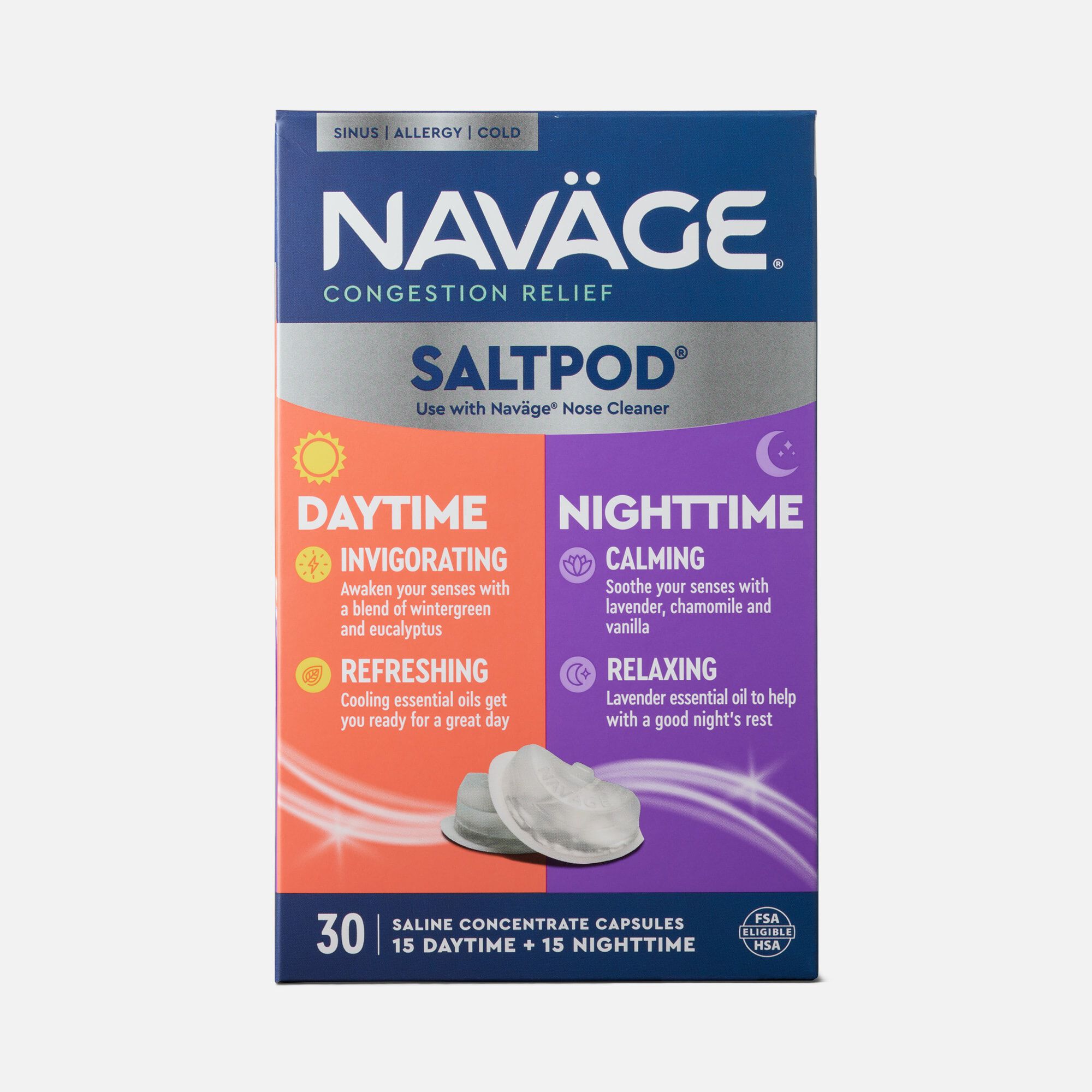 Navage SaltPods Day & Night Combo Pack, 30 ct., , large
