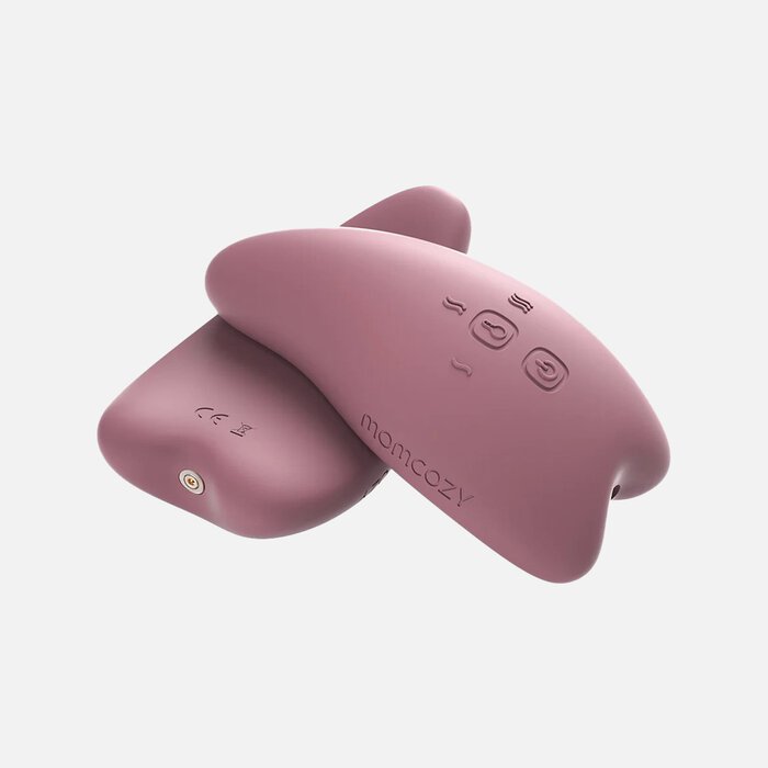 Momcozy Double 2-in-1 Warming Vibration Lactation Massager, , large