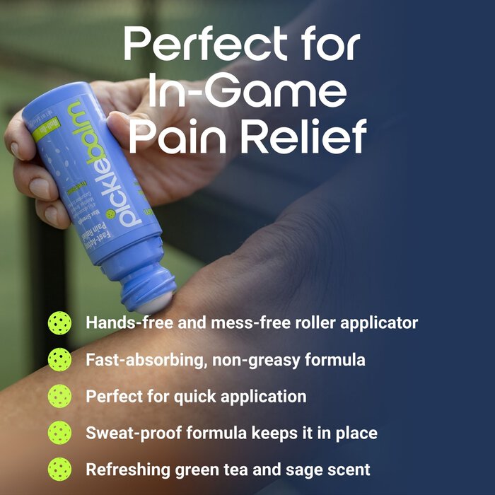 Picklebalm Roll On With Lidocaine, Menthol, Arnica, and Cucumber Seed, 3.4 oz., , large