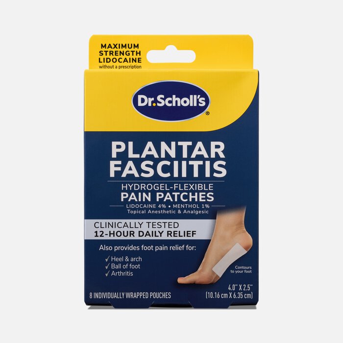 Dr. Scholl's Plantar Fasciitis Hydrogel Pain Patches, 8 ct., , large