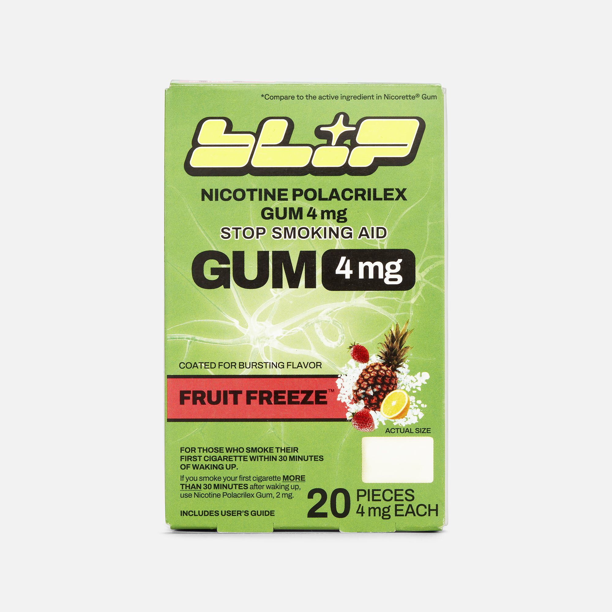 Blip Nicotine Gum, Fruit Freeze, 4mg, , large
