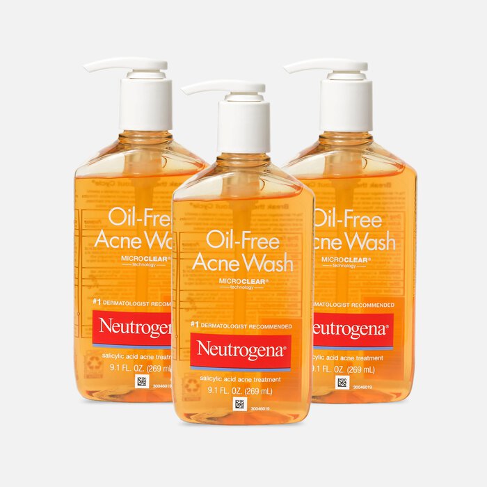 Neutrogena Oil-Free Acne Wash 9.1 oz. (3-Pack), , large