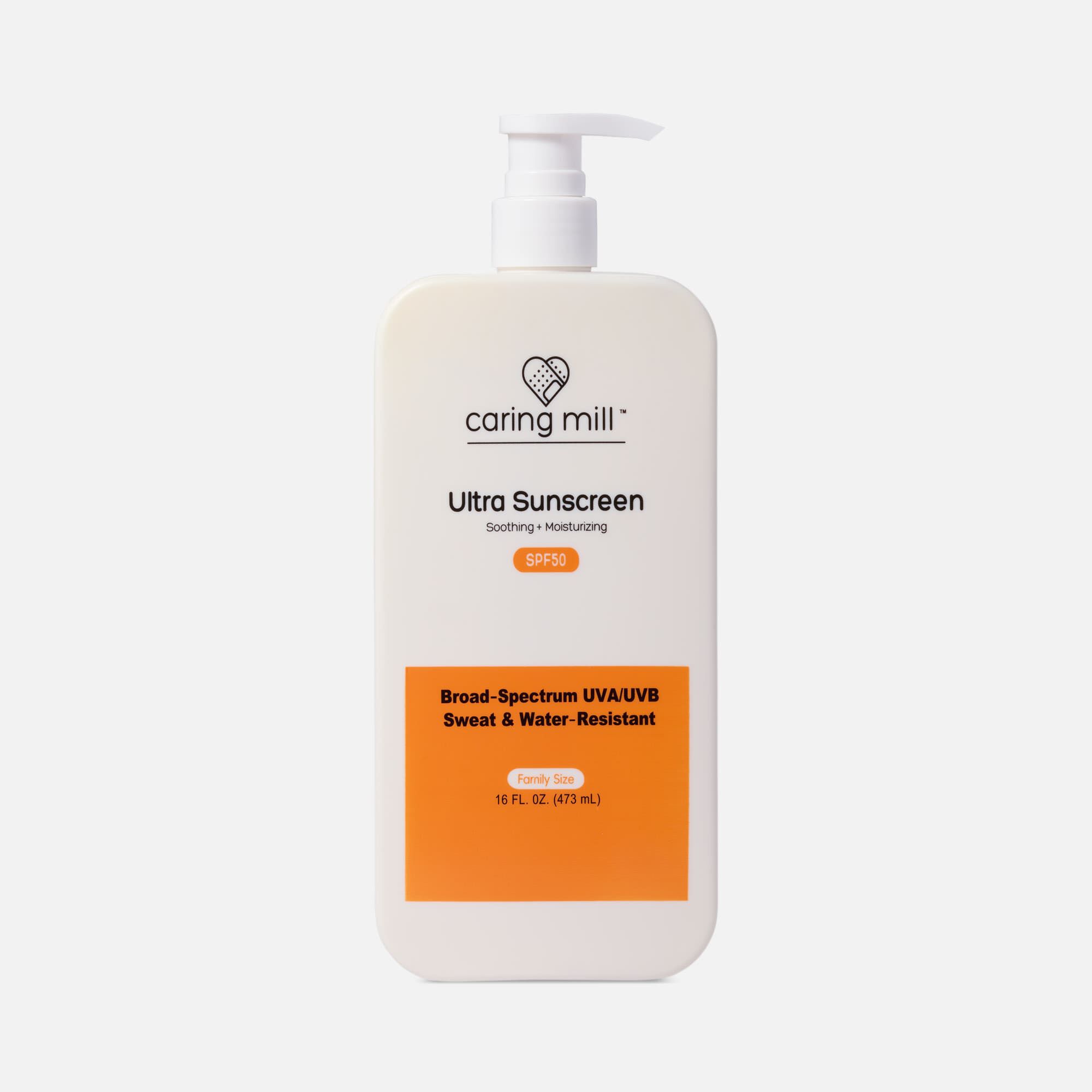 Caring Mill™ Ultra Sunscreen, SPF 50, Family Size, 16 oz.